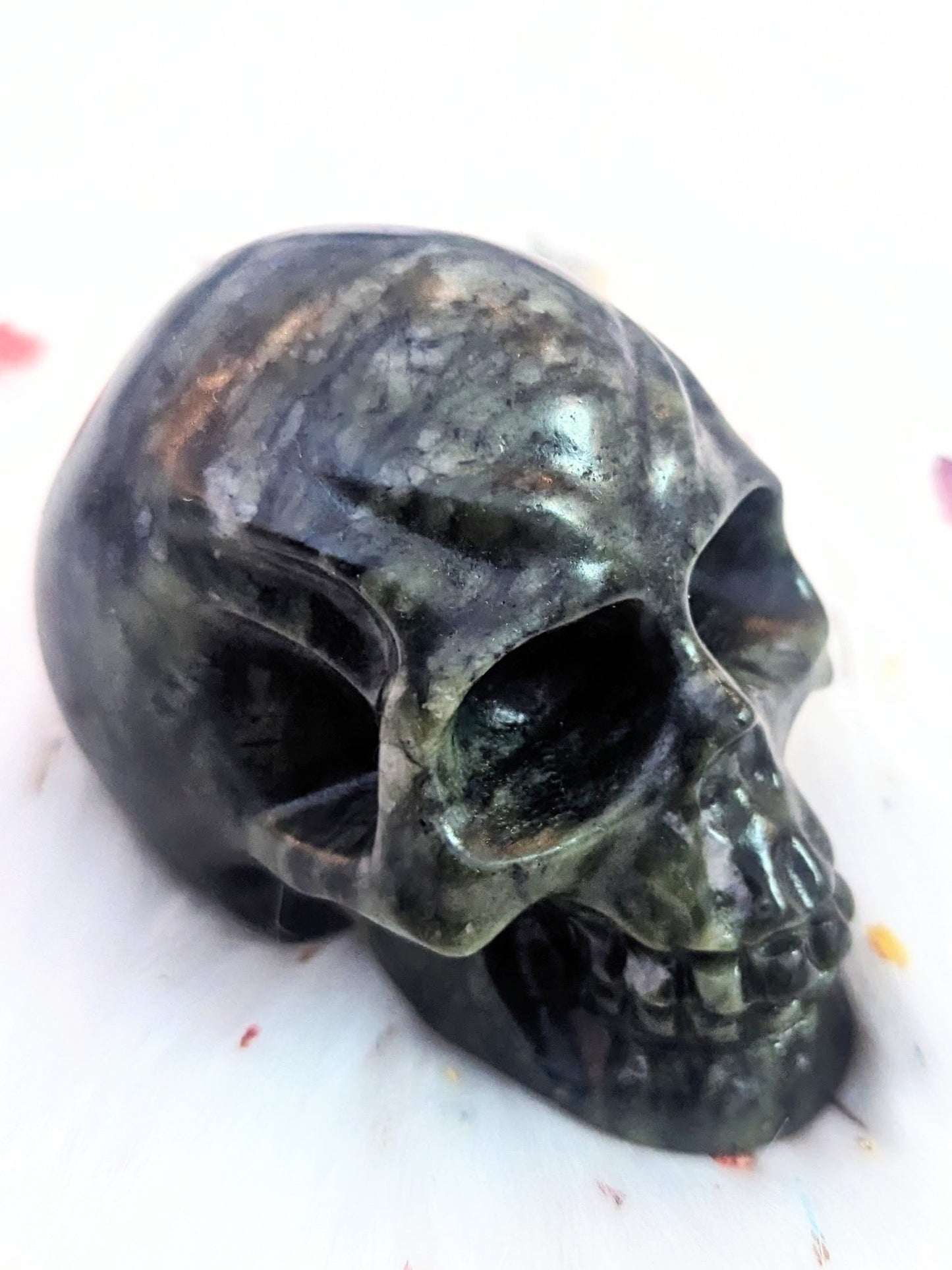 3" inches Serpentine Skull