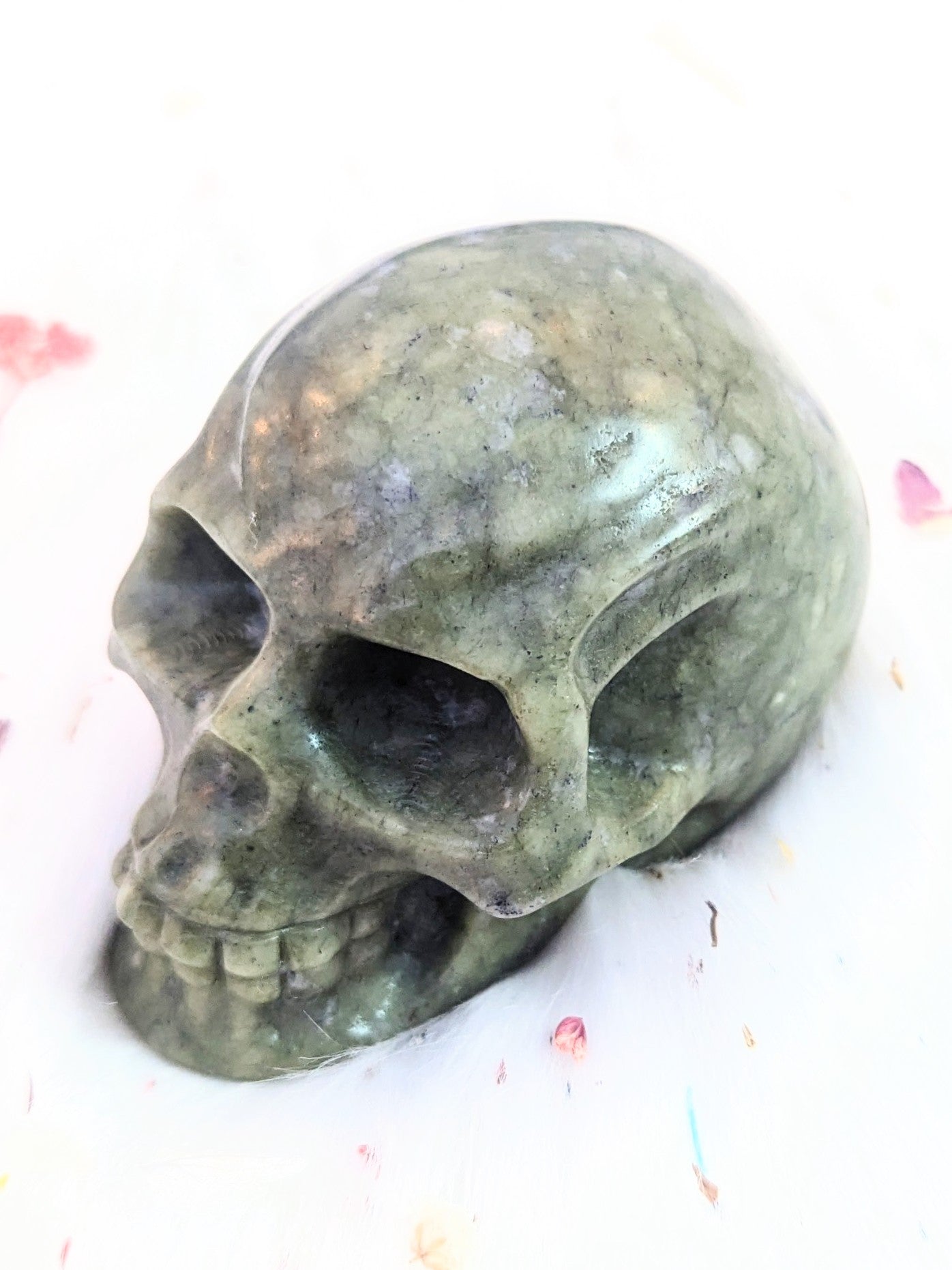 3.25" inches Serpentine Stone Skull