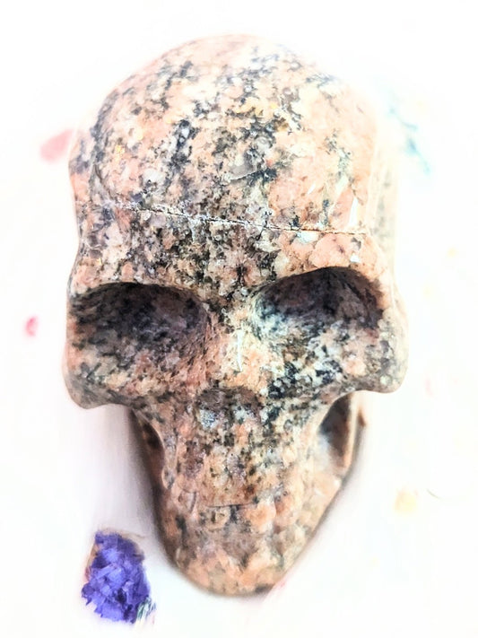 3" inches Granite Stone Skull